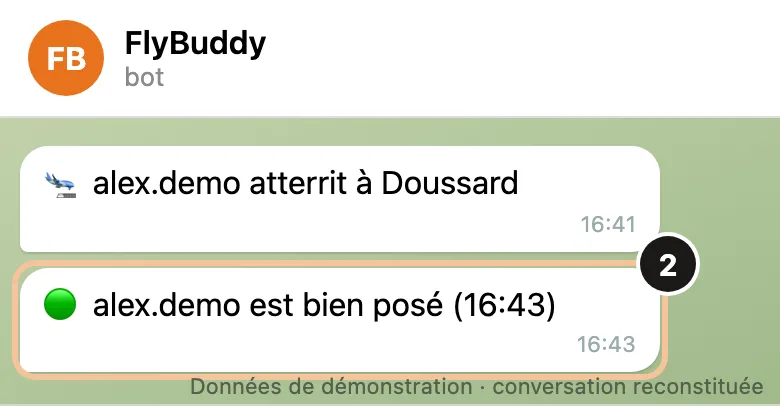 Capture de l'étape 2 : Tes amis voient ta réponse (Données de démonstration)